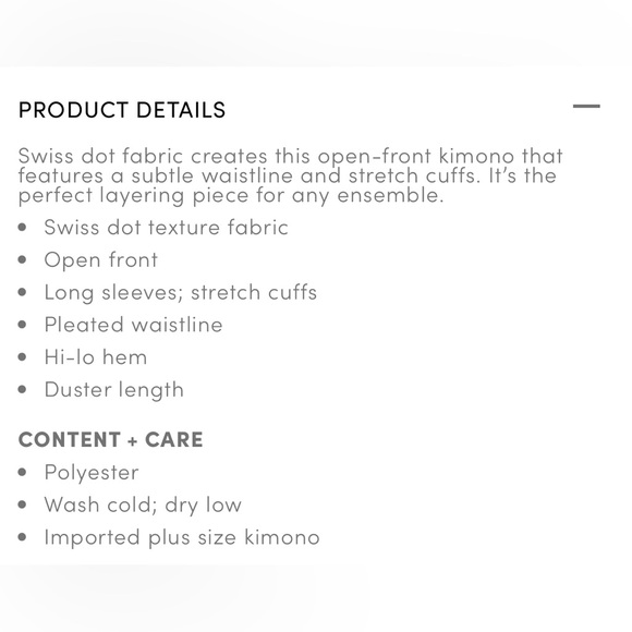 Torrid Chiffon Polka Dot Duster - Picture 4 of 11